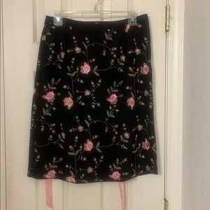 Karen Kane Black Dress with Gold Detailing